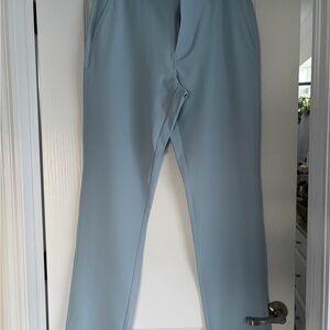 FootJoy Men's Sky Blue Chinos Golf Pants Athletic Material